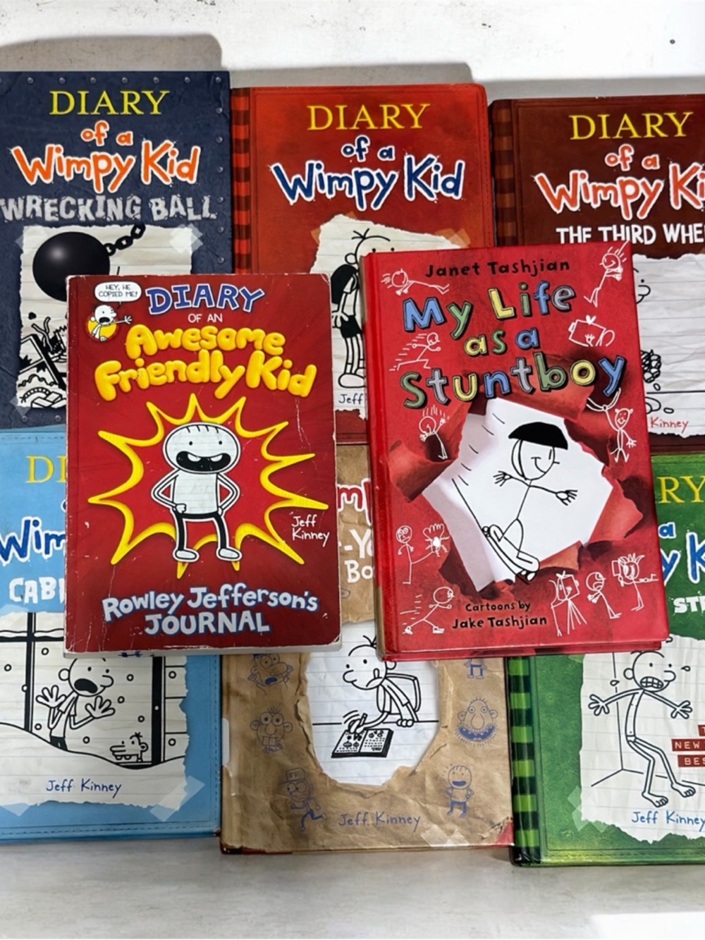 Diary of an Awesome Friendly Kid & My Life as a Stuntboy - Red Kids Book
